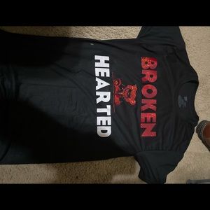 Custom made t-shirts broken heart